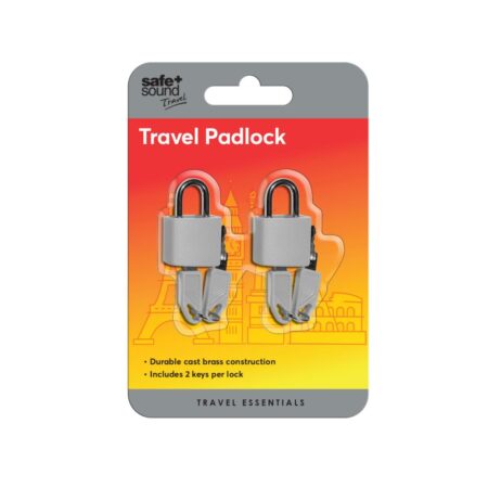 PAIR OF PLASTIC TRAVEL PADLOCKS