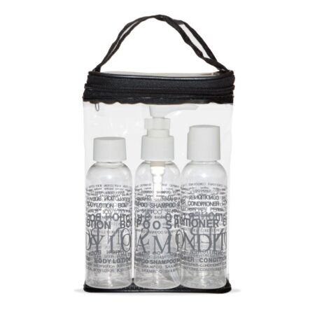 PRINTED TRAVEL BOTTLE SET