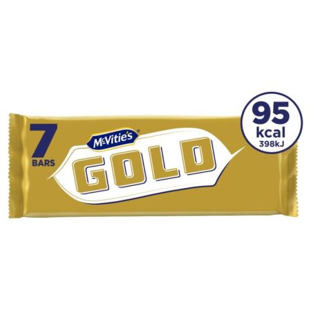 McVitie’s Gold Caramel Flavour Biscuit Bars Multipack 7 x 128.4g