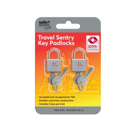 PAIR OF TSA KEY PADLOCKS