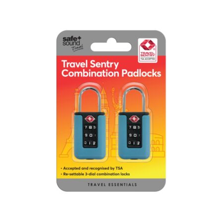 TWIN PACK TSA COMBI PADLOCK