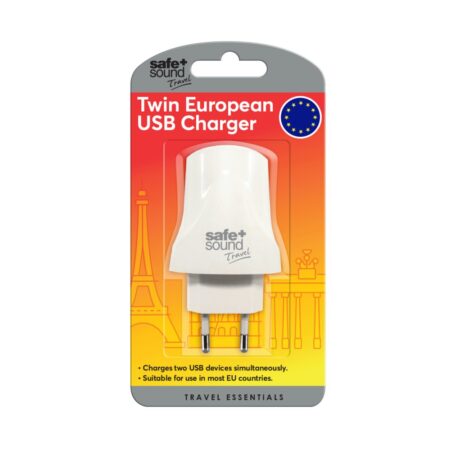 DUAL USB EURO ADAPTOR