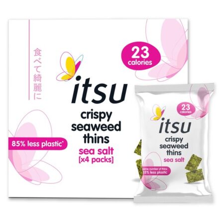 Itsu Sea Salt Crispy Seaweed Thins Multipack 4 x 5g