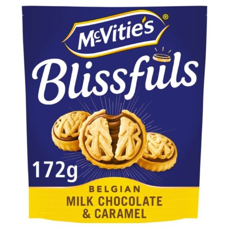 McVitie’s Blissfuls Chocolate & Caramel Biscuits 172g