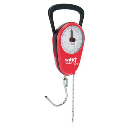 MANUAL LUGGAGE SCALE W INTEGRATED MEASURING TAPE