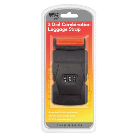 3 DIAL LUGGAGE STRAP