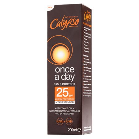 CALYPSO ONCE A DAY TAN & PROTECT SPF25