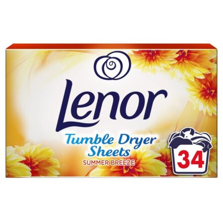 Lenor Summer Breeze Tumble Dryer Sheets 34 per pack