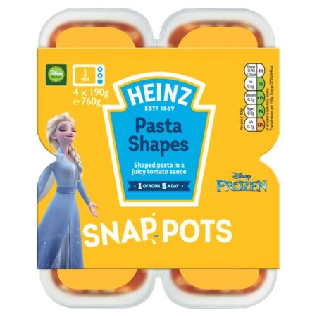 Heinz Disney Frozen Snap Pot 4 x 190g