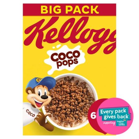 Kellogg’s Coco Pops Breakfast Cereal 650g