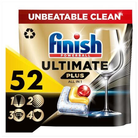 Finish Quantum Ultimate All In One Lemon 52 per pack