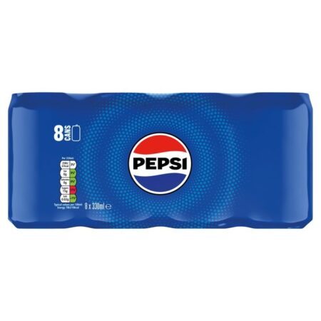 Pepsi Cola Cans 8 x 330ml