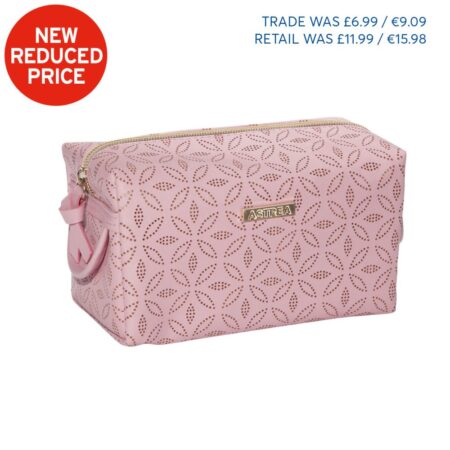 LA SAVINA BOX COSMETIC BAG PINK