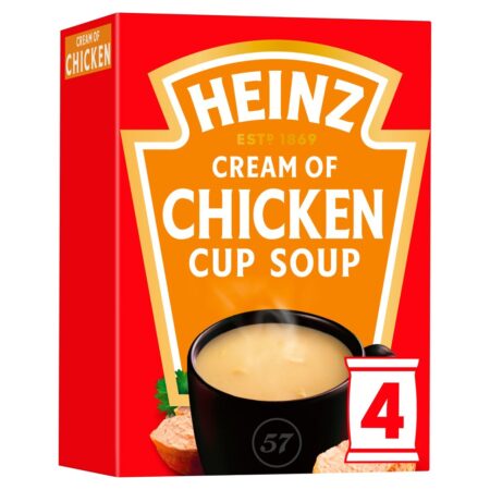 Heinz Cream of Chicken Cup Soup 4 Sachets 68g