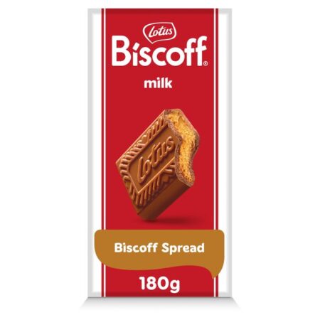 Lotus Biscoff Milk Chocolate With Biscoff Cream 180g