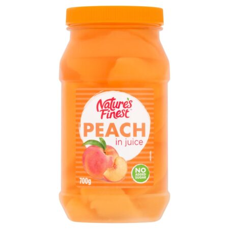 Nature’s Finest Peach In Juice (700g) 390g