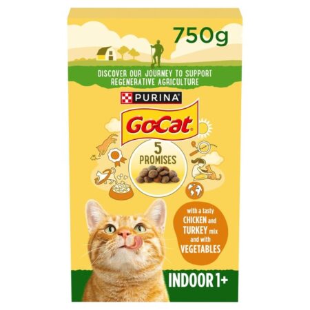 Go-Cat Indoor Chicken & Veg Dry Cat Food 750g