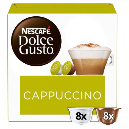 Nescafe Dolce Gusto Cappuccino Coffee Pods x 16 186.4g