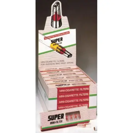 Super Mini Cigarette Filters (Red)