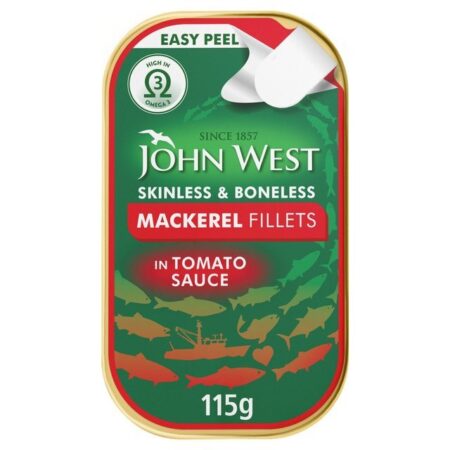 John West Mackerel Fillets In Olive Oil 115g