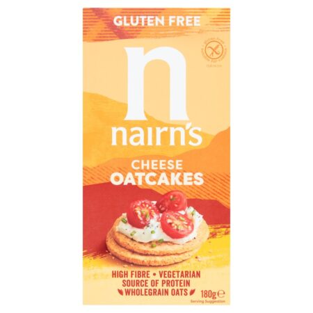 Nairn’s Gluten Free Cheese Oatcakes 180g