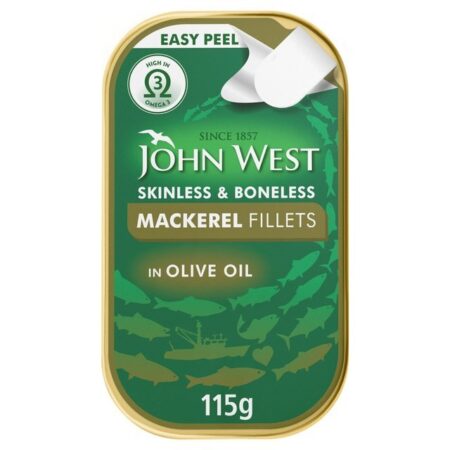 John West Kipper Fillets In Oil 160g