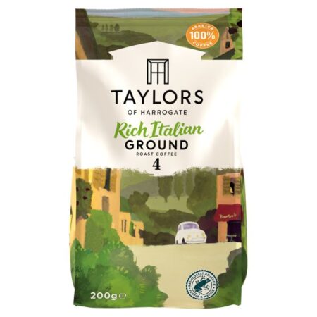 Taylors Rich Italian Ground Coffee 200g