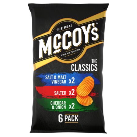 Mccoy’s Classic Variety Crisps 6X25g