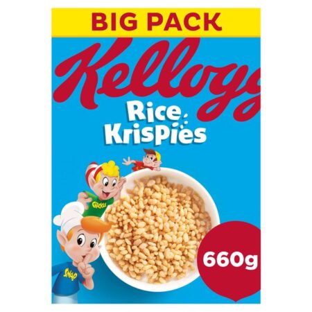 Kellogg’s Rice Krispies Breakfast Cereal 660g