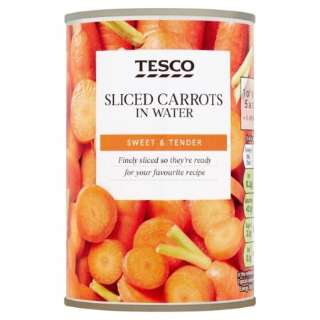Safeway Sliced Carrots In Water 300g