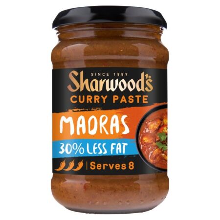 Sharwood’s Madras Curry Paste Uk 30% Less Fat 280g