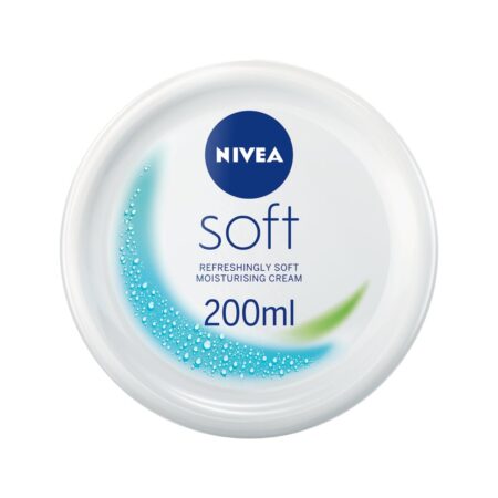 NIVEA Soft Moisturiser for Face Hands & Body 200ml
