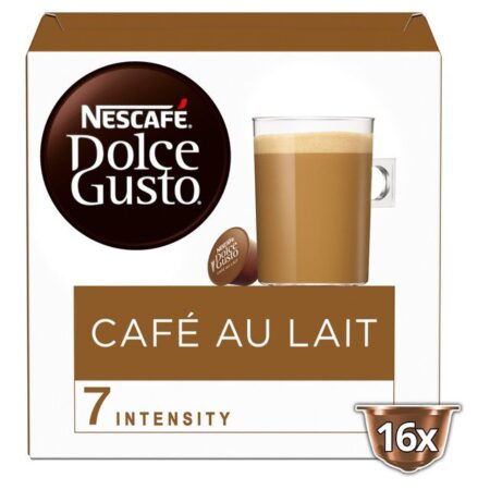 Nescafe Dolce Gusto Cafe Au Lait Intenso 16 Pods 160g