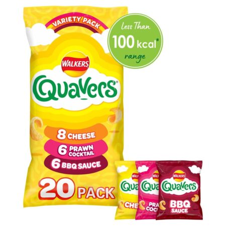 Walkers Quavers Cheese Snacks Crisps 34g