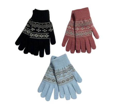 LADIES FAIRISLE GLOVES