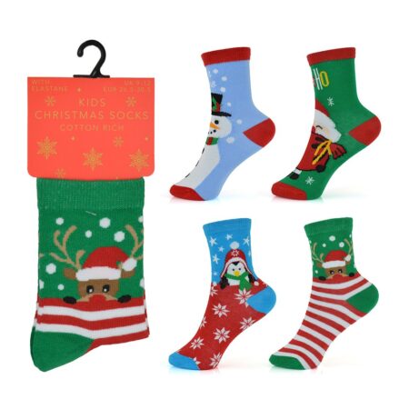 KIDS NOVELTY CHRISTMAS SOCKS