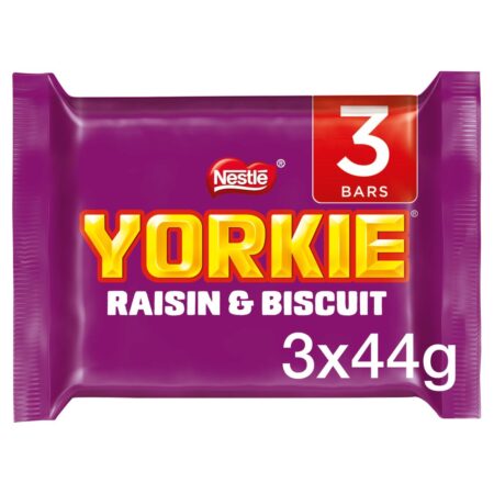 Yorkie Raisin & Biscuit 3 x 44g