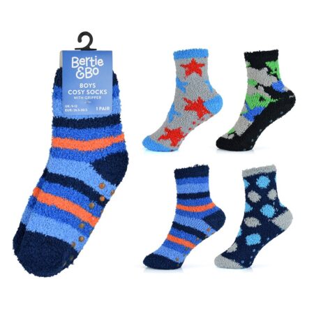 BOYS COZY GRIPPER SOCKS