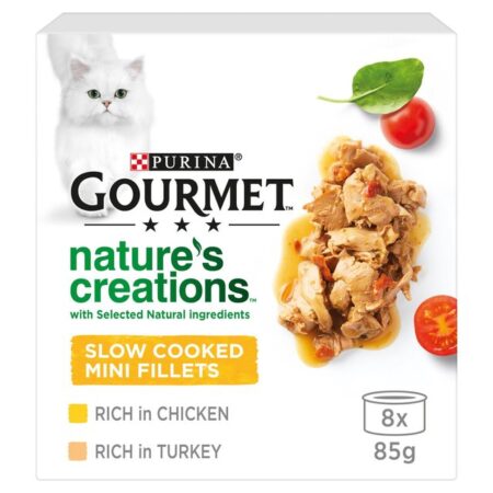 Gourmet Natures Creations Cat Food Poultry 8 x 85g