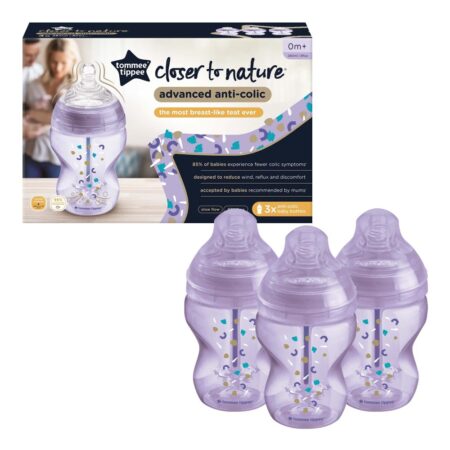 AAC 260ML PURPLE BOTTLE 3PK