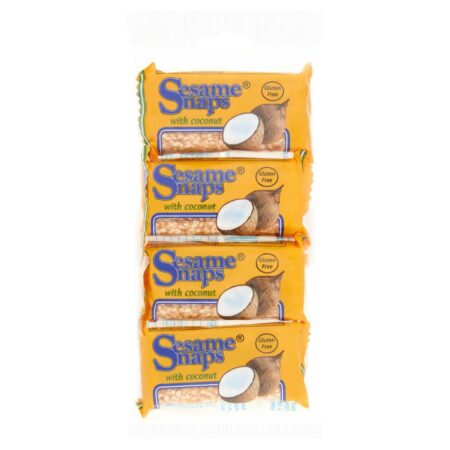 Sesame Snaps with Coconut 4 x 30g