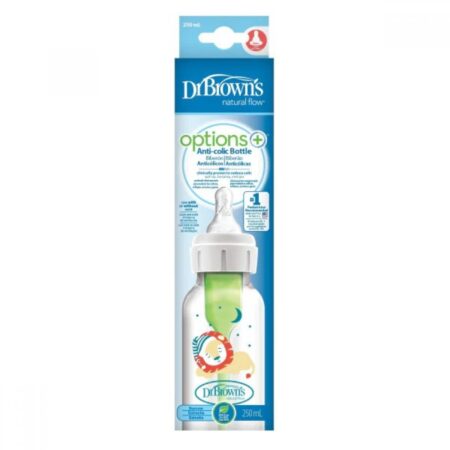 NARROW NECK 250ML LION DECO
