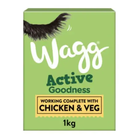 Wagg Worker with Chicken Veg Dry Adult Dog Food 1Kg