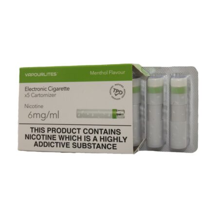 VAPOURLITE MENTHOL CIGARETTE REFILL 6MG