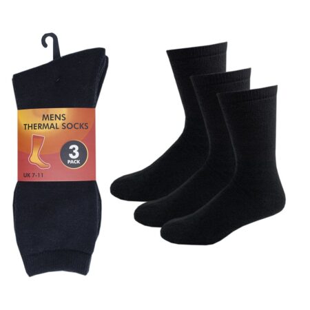 MENS 3PK THERMAL SOCKS