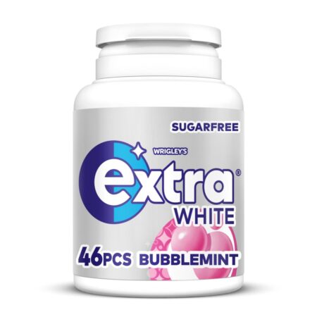 Extra White Bubblemint Sugarfree Chewing Gum Multipack 6×10 Pieces 46 per pack