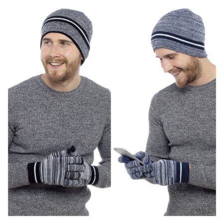 MENS HAT & TOUCHSCREEN GLOVES