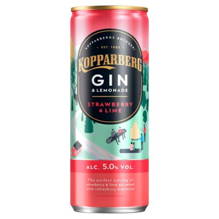 Kopparberg Strawberry Gin & Lemonade 250ml