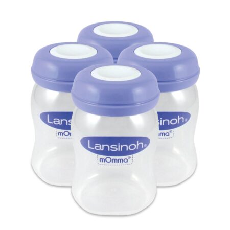 PLASTIC MILK STORAGE BOTTLES 4PK