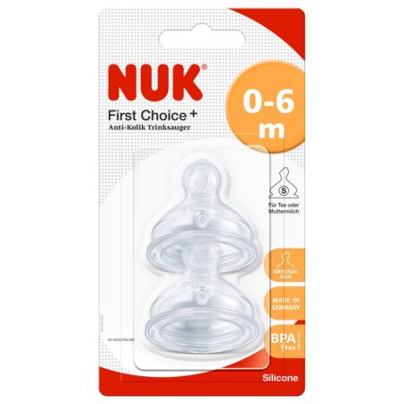 SILICONE TEAT SIZE 1 SMALL HOLE 2PK